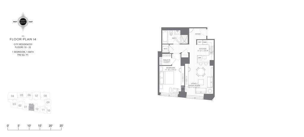 1 Franklin, Boston, Massachusetts 02110, 1 Bedroom Bedrooms, 2 Rooms Rooms,1 BathroomBathrooms,Residential Rental,For Lease,Franklin,73057843
