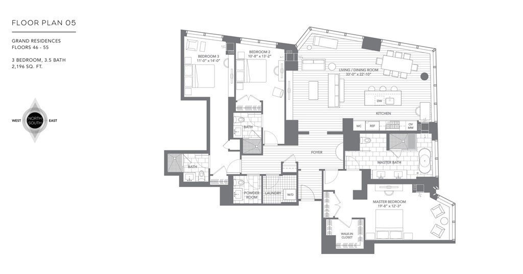1 Franklin, Boston, Massachusetts 02110, 3 Bedrooms Bedrooms, 6 Rooms Rooms,3 BathroomsBathrooms,Residential Rental,For Lease,Franklin,73115511